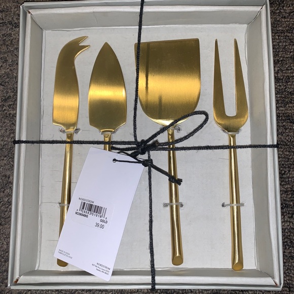 Nordstrom at Home Other - Nordstrom at Home Gold Cheese Knives